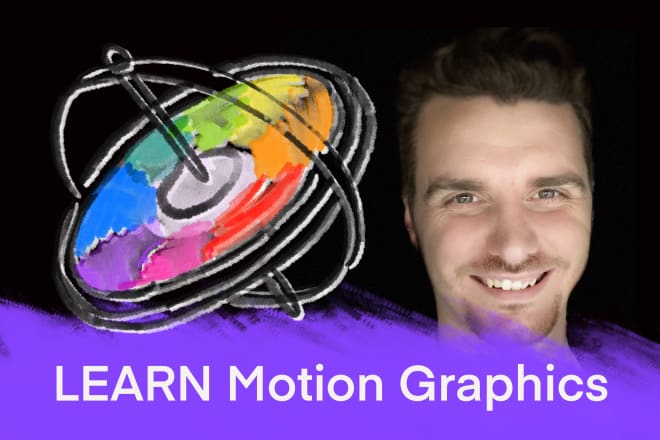 I will teach motion graphics including 3d with motion 5