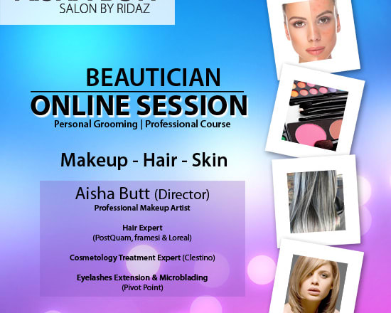 I will teach online and provide beauty consultation