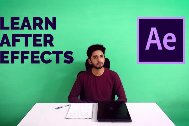 I will teach you how to use adobe after effects