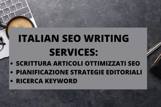 I will the italian SEO ghostwriter for your blog