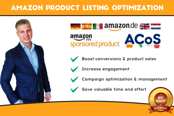 I will translate an amazon product listing into dutch, german or spanish with SEO