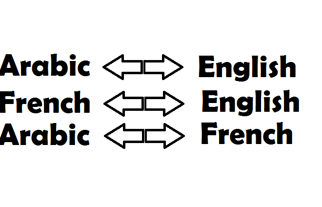 I will translate articles from English to Arabic and Arabic to English