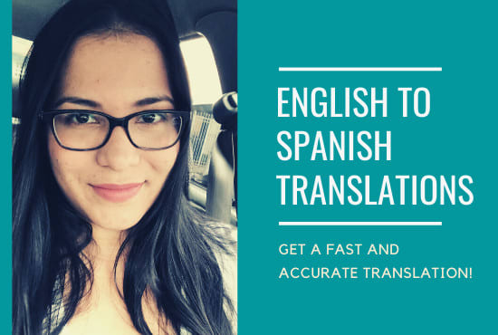 I will translate english texts to spanish