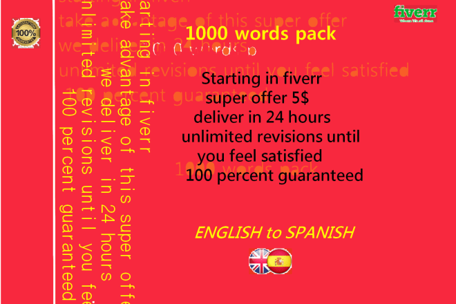 I will translate english to spanish, your new option service