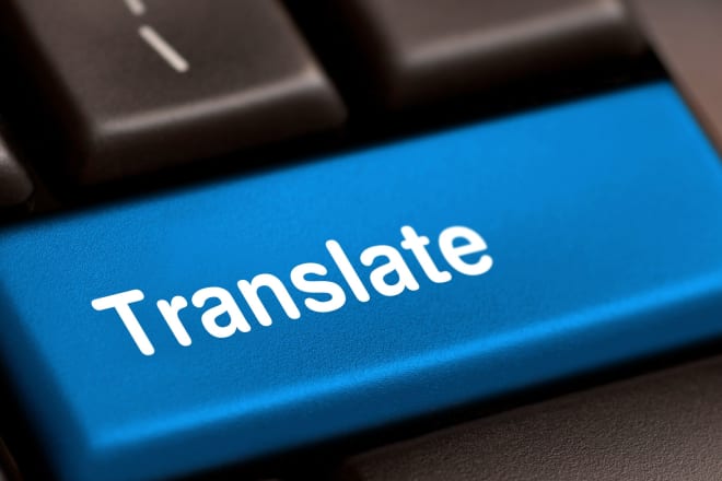 I will translate from arabic to english and english to arabic