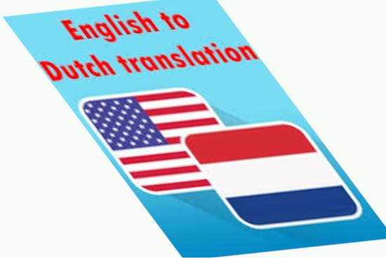 I will translation from dutch to english