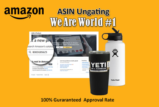 I will ungate asin for your amazon seller account