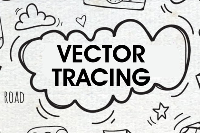 I will vector trace your image into vector file online