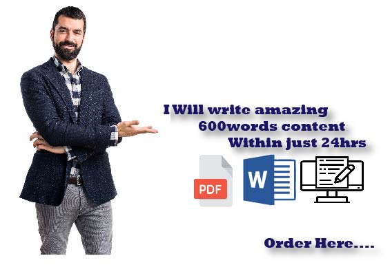 I will write amazing 600 words content in just 24hrs