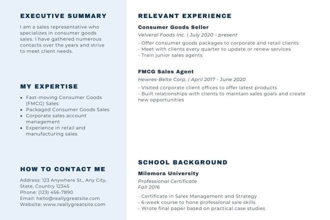 I will write and design your own CV