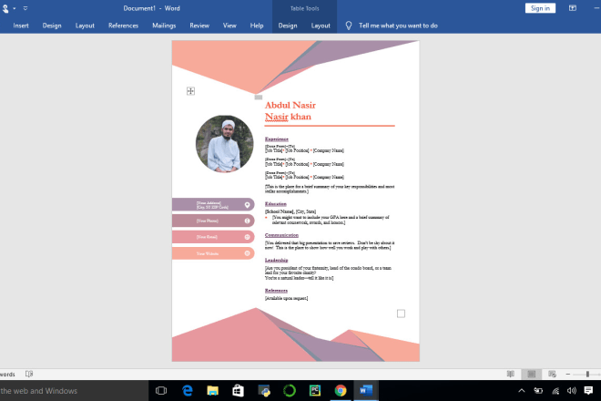 I will write and design your resume CV at the minimum cost