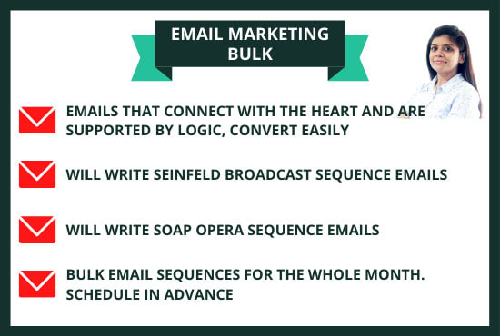 I will write bulk lead nurture emails for email marketing