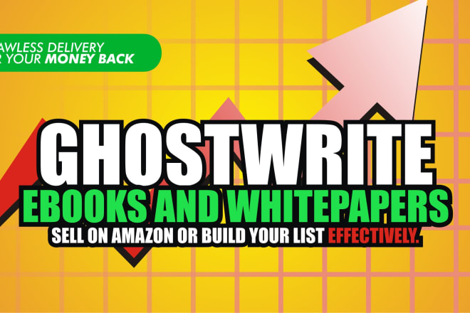 I will write high quality ebooks, whitepapers or workbooks