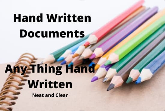 I will write in beautiful handwriting in editable pdf