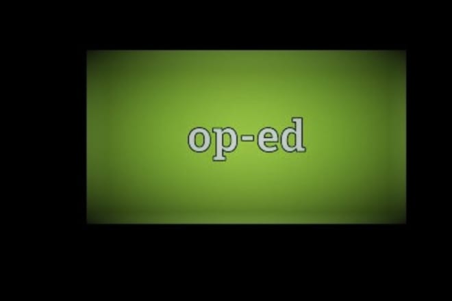 I will write persuasive opinion editorial and discussions responses