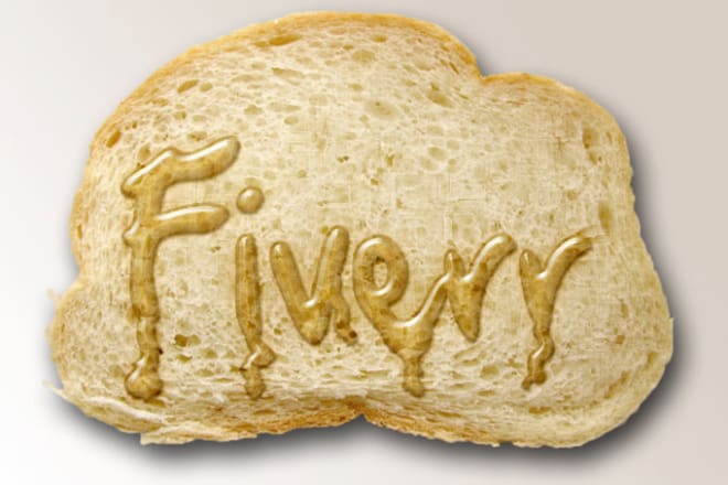 I will write your name or word on Bread With HONEY