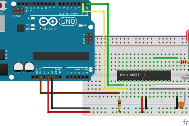 I will arduino programming and circuit design