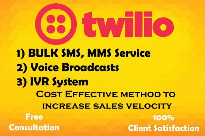 I will assemble the twilio sms bot and voice application