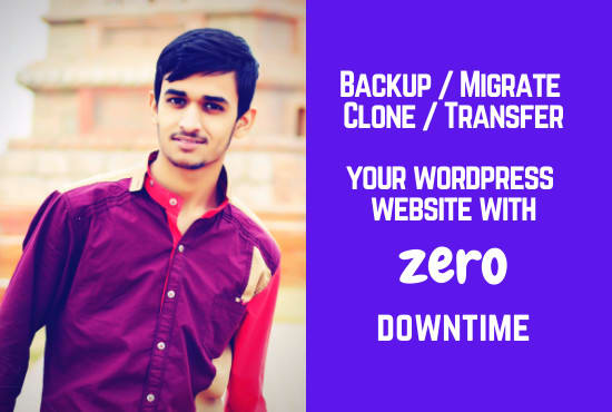 I will backup, migrate clone, transfer, wordpress website