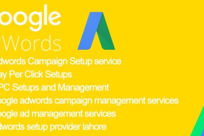 I will be your google adwords expert for hire