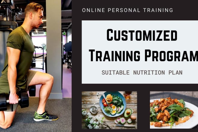 I will be your online personal trainer and fitness coach
