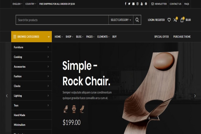 I will build ecommerce website using wordpress woocommerce