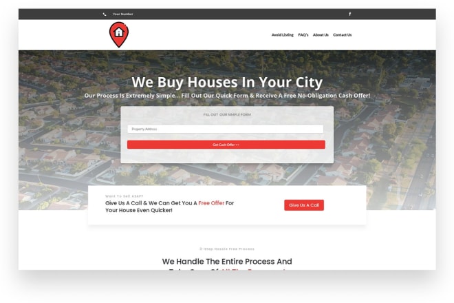 I will build your real estate investor website