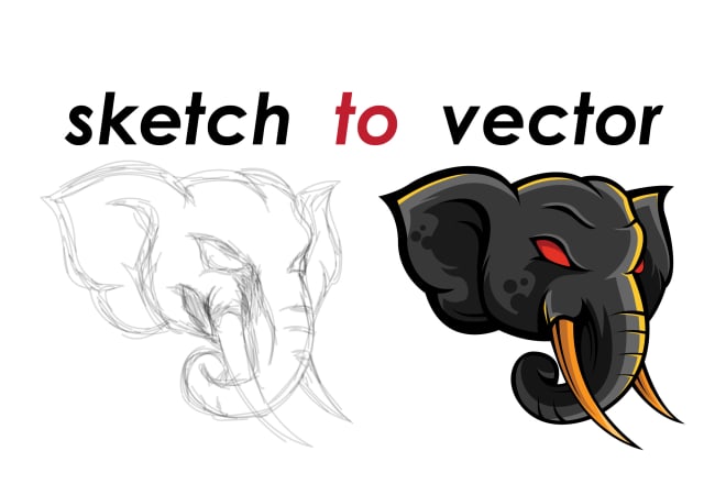 I will convert your sketch to vector ai,eps,svg,pdf