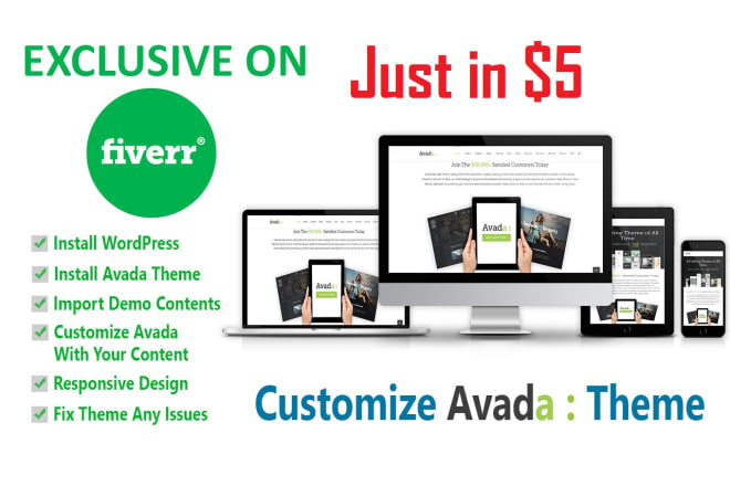 I will create a complete stunning wordpress website with avada,betheme