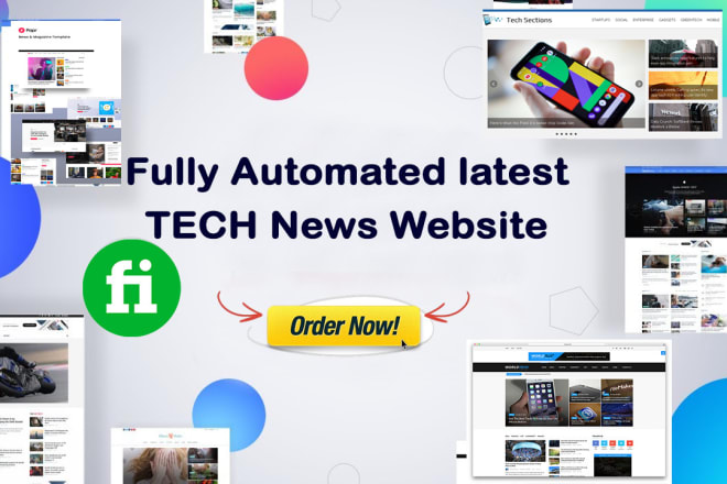 I will create autopilot tech news website for passive income