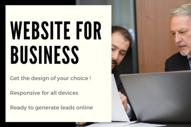 I will create business or woocommerce website design