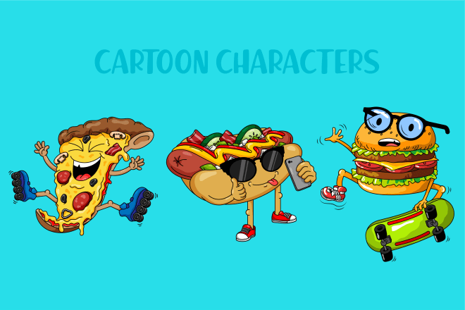I will create cartoon character or mascot based on your description