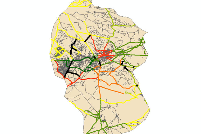 I will create gis maps vector or raster using arcmap