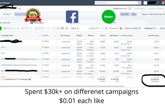 I will create high converting facebook ads campaigns