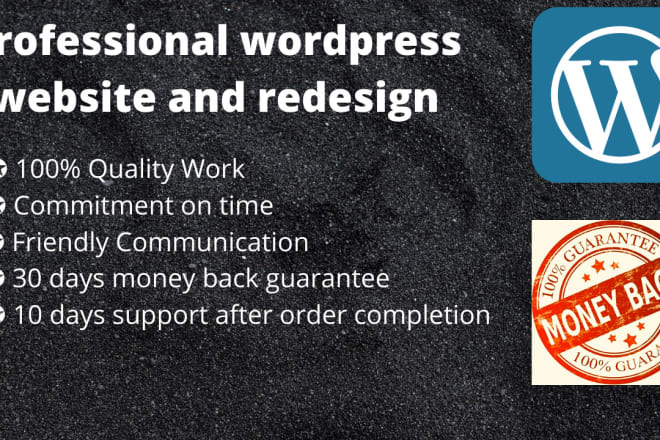 I will create responsive wordpress website