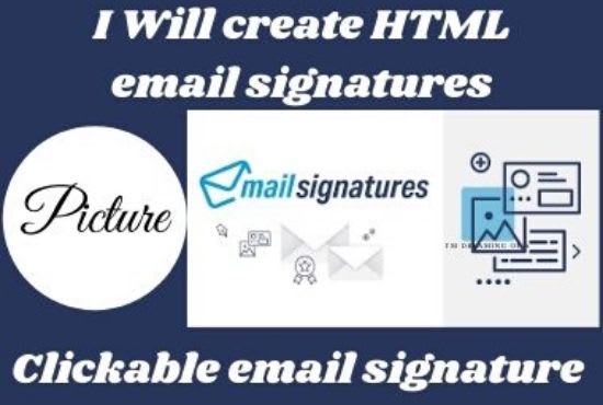 I will create world best clickable email signatures