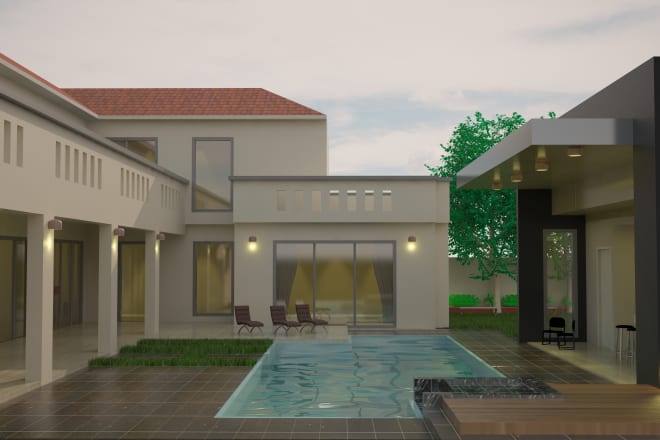 I will design 3d model of products and architecture house