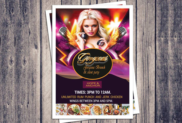 I will design custom event flyer and event poster within 12hrs