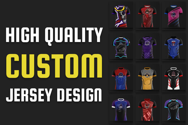 I will design jersey for esports,soccer, etc in 24 hours