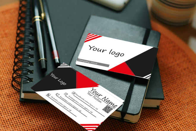 I will design minimalist business card and stationery