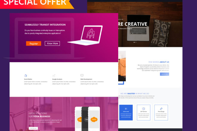 I will design pardot responsive editable landing pages template