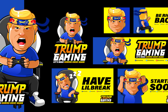 I will design pro animated pack screen for twitch streamer, mixer, facebook gaming