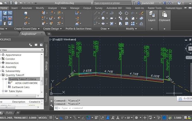 I will design road,sewerage in autocad and civil 3d