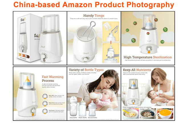 I will design shoot create amazon product photography in china