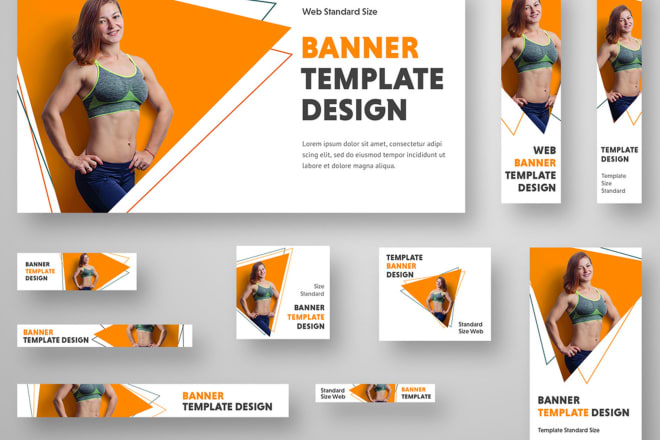 I will design the best web banner for your project
