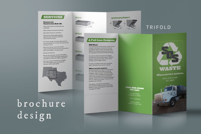 I will design your company brochure