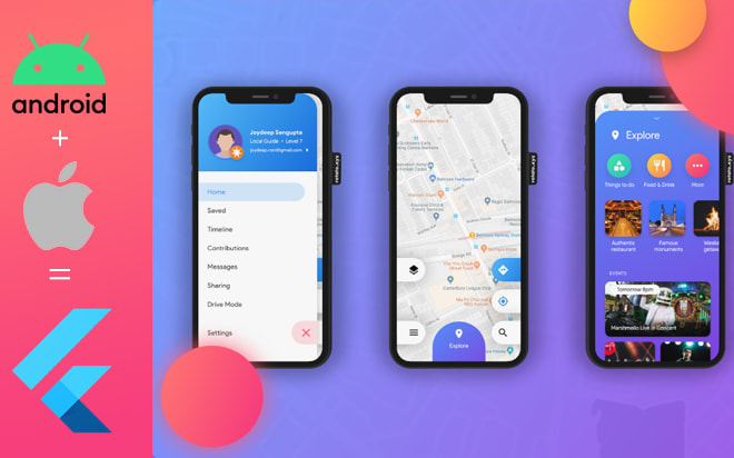 I will develop android and ios app using flutter