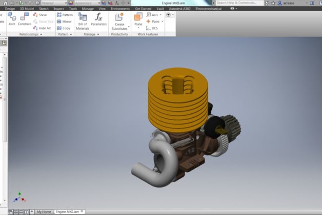 I will do 3d modeling in inventor and fusion 360 and solid works