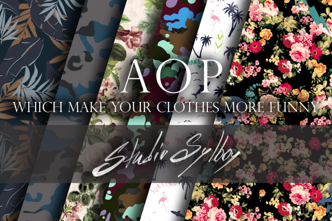 I will do amazing seamless pattern aop or sublimation print