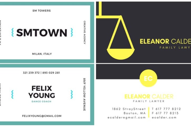 I will do any kind of business cards design work for 1 hour